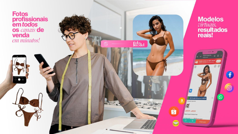 FotoModel traz estética de alta moda acessível para marcas de todos os tamanhos com tecnologia de ponta.